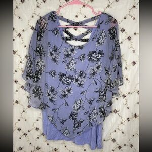 Alyx Lavender Floral Blouse